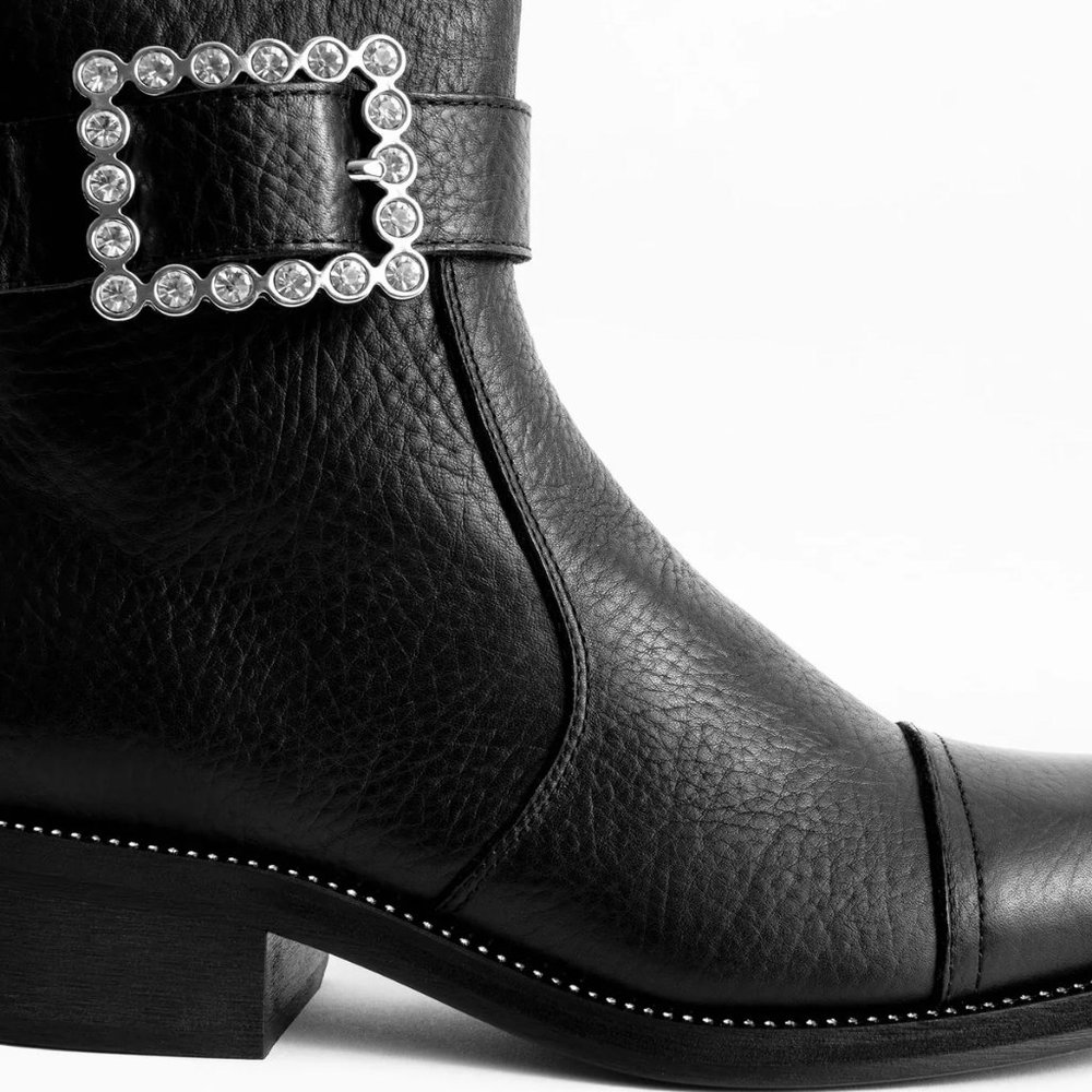 Zadig & Voltaire Empress Buckle Boots - Picture 3 of 9